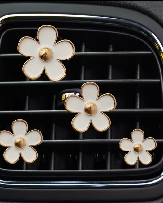 Clip ventilación auto flores🌸