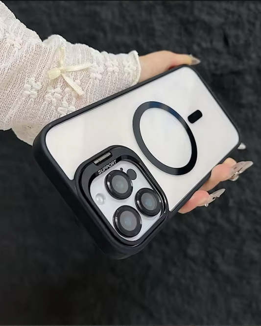 Case magsafe con protección de cámaras
