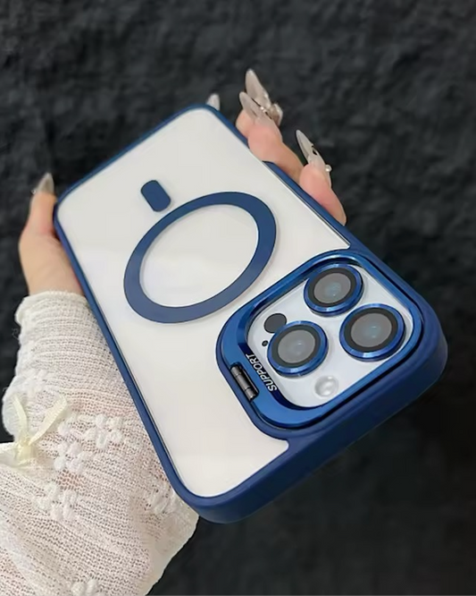 Case Magsafe con protección en las cámaras