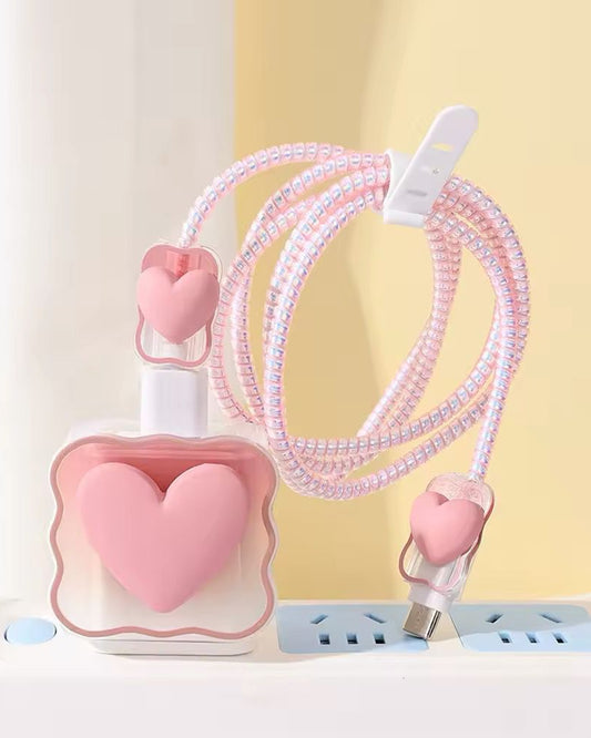 Protector cargador corazón 💓